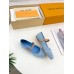 Louis Vuitton Romy Flat Ballerinas in Monogram Denim