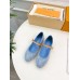 Louis Vuitton Romy Flat Ballerinas in Monogram Denim