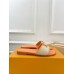 Louis Vuitton LV Capri Flat Slides in Natural Raffia
