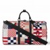 Louis Vuitton Keepall Bandouliere 50 Bag in Damier Flags Canvas M11674 Louis Vuitton Keepall Bandouliere 50 Bag in Damier Flags Canvas M11674
