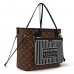 Louis Vuitton Neverfull Inside Out MM Bag in Leather and Monogram M11946