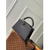 Louis Vuitton Capucines BB Bag in Black Matte Leather M25255