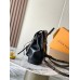 Louis Vuitton Montsouris PM Backpack in Black Lambskin M12587 Louis Vuitton Montsouris PM Backpack in Black Lambskin M12587