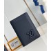 Louis Vuitton Pocket Organizer in Navy Blue LV Aerogram Leather M11489 Louis Vuitton Pocket Organizer in Navy Blue LV Aerogram Leather M11489