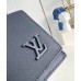 Louis Vuitton Multiple Wallet in Navy Blue LV Aerogram Leather M11531 Louis Vuitton Multiple Wallet in Navy Blue LV Aerogram Leather M11531