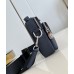Louis Vuitton Avenue Messenger Bag in Black Taiga Leather