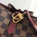 Louis Vuitton Neonoe MM Bag In Damier Ebene Canvas N40214