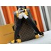 Louis Vuitton Christopher MM Backpack in Monogram Macassar Canvas M13202