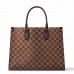 Louis Vuitton OnTheGo MM Bag in Damier Ebene Canvas N00065 Louis Vuitton OnTheGo MM Bag in Damier Ebene Canvas N00065