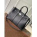 Louis Vuitton Georges Tote MM Bag in Black Leather M23153