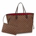 Louis Vuitton Neverfull GM Bag In Damier Ebene Canvas N41357 Louis Vuitton Neverfull GM Bag In Damier Ebene Canvas N41357