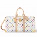 Louis Vuitton LV x TM Keepall Bandouliere 45 Bag in Monogram Multicolored Canvas M13742 Louis Vuitton LV x TM Keepall Bandouliere 45 Bag in Monogram Multicolored Canvas M13742
