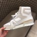 Louis Vuitton Men's LV Trainer High-top Sneakers In White Leather Louis Vuitton Men's LV Trainer High-top Sneakers In White Leather