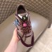 Louis Vuitton Men's LV Trail Sneakers In Aubergine Suede Leather Louis Vuitton Men's LV Trail Sneakers In Aubergine Suede Leather