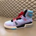 Louis Vuitton Men's LV Trainer High-top Sneakers In Purple Leather Louis Vuitton Men's LV Trainer High-top Sneakers In Purple Leather