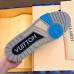 Louis Vuitton Men's LV Trainer High-top Sneakers In Purple Leather Louis Vuitton Men's LV Trainer High-top Sneakers In Purple Leather