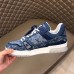 Louis Vuitton Men's LV Trainer Sneakers In Monogram Denim Louis Vuitton Men's LV Trainer Sneakers In Monogram Denim