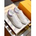 Louis Vuitton Men's Luxembourg Sneakers In White Monogram Leather