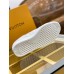 Louis Vuitton Men's Luxembourg Sneakers In White Monogram Leather