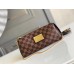 Louis Vuitton Eva Clutch In Damier Ebene Canvas N55213