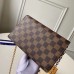 Louis Vuitton Vavin Chain Wallet In Damier Ebene Canvas N60221 Louis Vuitton Vavin Chain Wallet In Damier Ebene Canvas N60221