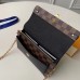 Louis Vuitton Vavin Chain Wallet In Damier Ebene Canvas N60221 Louis Vuitton Vavin Chain Wallet In Damier Ebene Canvas N60221