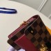 Louis Vuitton Vavin Chain Wallet In Damier Ebene Canvas N60222 Louis Vuitton Vavin Chain Wallet In Damier Ebene Canvas N60222