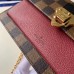 Louis Vuitton Vavin Chain Wallet In Damier Ebene Canvas N60222 Louis Vuitton Vavin Chain Wallet In Damier Ebene Canvas N60222