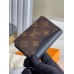 Louis Vuitton Pocket Organizer In Monogram Macassar Canvas M60111 Louis Vuitton Pocket Organizer In Monogram Macassar Canvas M60111