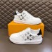 Louis Vuitton Men's Beverly Hills Sneakers In White Leather Louis Vuitton Men's Beverly Hills Sneakers In White Leather