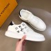 Louis Vuitton Men's Beverly Hills Sneakers In White Leather Louis Vuitton Men's Beverly Hills Sneakers In White Leather
