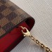 Louis Vuitton Croisette Chain Wallet In Damier Ebene Canvas N60288 Louis Vuitton Croisette Chain Wallet In Damier Ebene Canvas N60288