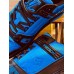 Louis Vuitton Men's LV Trainer Sneakers In Blue Monogram Leather Louis Vuitton Men's LV Trainer Sneakers In Blue Monogram Leather