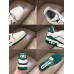 Louis Vuitton Men's LV Trainer Sneakers In White/Green Leather