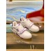 Louis Vuitton Men's LV Trainer Sneakers In White/Purple Calfskin