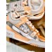 Louis Vuitton Men's LV Trainer Sneakers In Silver Metallic Calfskin Louis Vuitton Men's LV Trainer Sneakers In Silver Metallic Calfskin