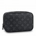 Louis Vuitton Toilet Pouch PM In Monogram Eclipse Canvas M43384