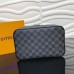 Louis Vuitton Toilet Pouch GM In Damier Graphite Canvas N47521