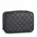 Louis Vuitton Toilet Pouch GM In Monogram Eclipse Canvas M43383