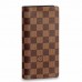 Louis Vuitton Brazza Wallet In Damier Ebene Canvas N60017