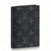 Louis Vuitton Passport Cover In Monogram Eclipse Canvas M64501