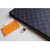 Louis Vuitton Pochette Jour GM In Damier Graphite Canvas N41501 Louis Vuitton Pochette Jour GM In Damier Graphite Canvas N41501