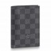 Louis Vuitton Passport Cover In Damier Graphite Canvas N64411 Louis Vuitton Passport Cover In Damier Graphite Canvas N64411