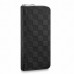 Louis Vuitton Zippy Vertical Wallet In Damier Infini Leather N63548 Louis Vuitton Zippy Vertical Wallet In Damier Infini Leather N63548