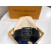 Louis Vuitton Voyager 35mm Belt In Monogram Shadow Leather M0281V Louis Vuitton Voyager 35mm Belt In Monogram Shadow Leather M0281V
