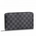 Louis Vuitton Zippy Organizer In Damier Graphite Canvas N60111 Louis Vuitton Zippy Organizer In Damier Graphite Canvas N60111