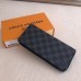 Louis Vuitton Zippy Wallet Vertical In Damier Graphite Canvas N63095 Louis Vuitton Zippy Wallet Vertical In Damier Graphite Canvas N63095