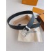 Louis Vuitton Pont Neuf 35mm Belt In Taurillon Leather M6065T Louis Vuitton Pont Neuf 35mm Belt In Taurillon Leather M6065T