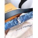 Louis Vuitton LV Initiales 40MM Reversible Belt In Damier Salt Canvas M0378Q Louis Vuitton LV Initiales 40MM Reversible Belt In Damier Salt Canvas M0378Q