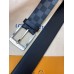 Louis Vuitton Downtown 40mm Belt In Damier Graphite Canvas M0374V Louis Vuitton Downtown 40mm Belt In Damier Graphite Canvas M0374V